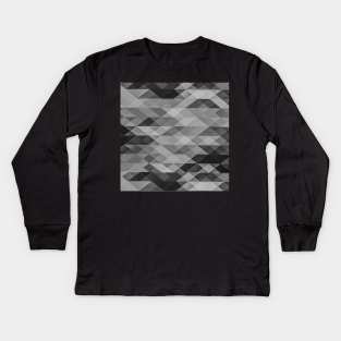 Abstract geometric Kids Long Sleeve T-Shirt